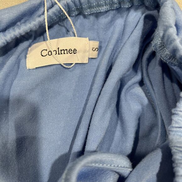 Coolmee Dress Women Small‎ Blue Midi Off The Shoulders - Picture 8 of 13